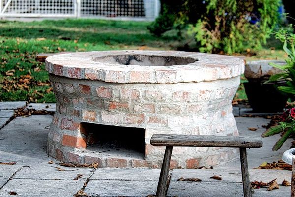 Fireplace for cauldron